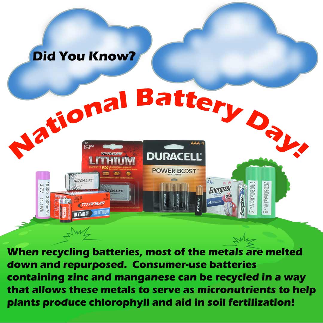 Happy National Battery Day 🎉 Here's 10% off on us! Use code: PRES10

Something to consider - Do you recycle your batteries? ♻

Shop Here🛒 batteryjunction.com

#sale #Battery #nationalbatteryday #recycle #trending #viral2025 #funfacts #DidYouKnow #Sustainability