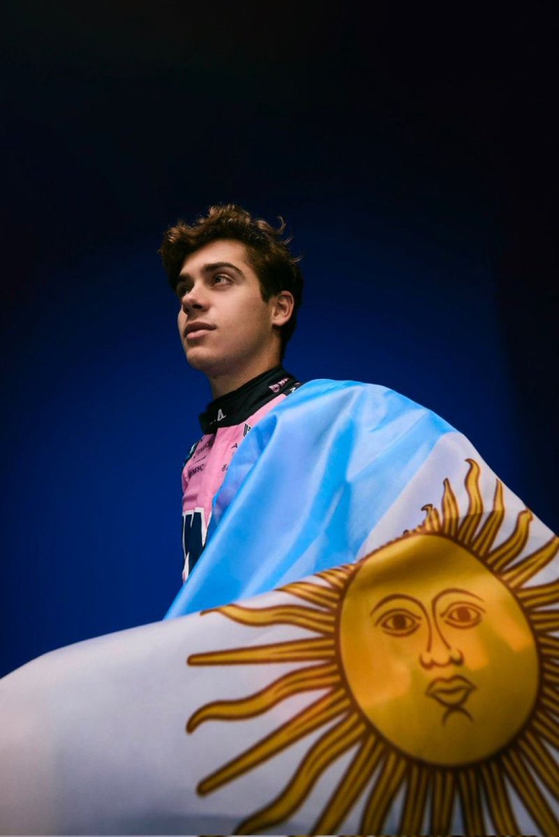 Franco Colapinto vestido de Alpine y la bandera argentina es pura AURA🇦🇷🌟