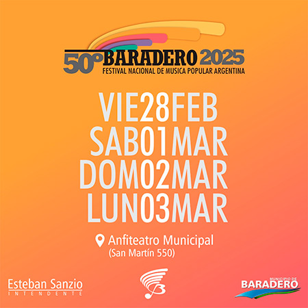 cancioneros's tweet image. El Festival Nacional de Música Popular Argentina Baradero celebra su 50 edición
tinyurl.com/22rxbpbg
  #SergioGalleguillo #LucianoPereyra #SoledadPastorutti #ChaquenoPalavecino #BrunoArias #DemiCarabajal #YamilaCafrune