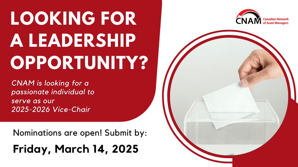 Canadian Network of Asset Managers tweet media