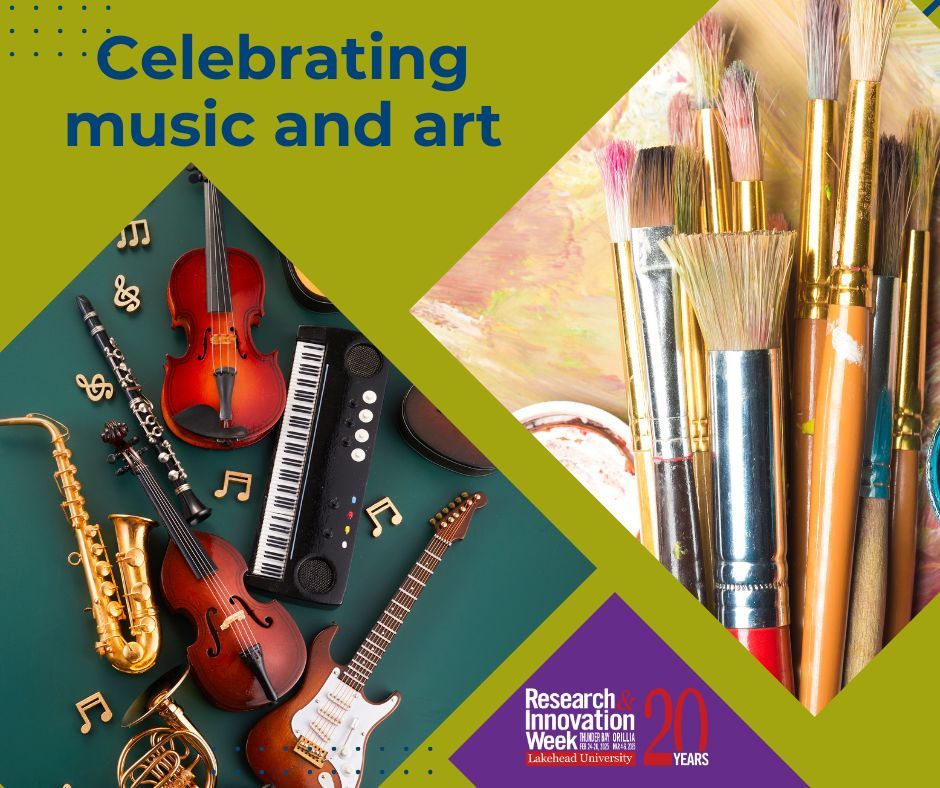 🎶🎨 Explore music and art at #RIWeek2025!
🎼 Music Performance, Composition &amp; New Ways of Learning
📅 Feb 25 | ⏰ 3:00-3:45 PM | 📍 Jean McNulty Recital Hall
🖼️ Guided Art Tour
📅 Feb 25 | ⏰ 4:00-5:30 PM | 📍 CASES Building
✨ More info: 🔗 buff.ly/3jQpwdV 
<a href="/mylakehead/">Lakehead University</a>