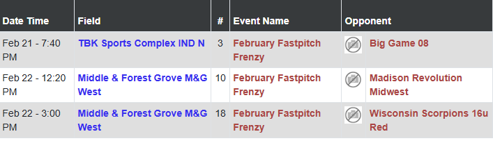 KarinaExstrom's tweet photo. My schedule for this weekend Feb 21st and 22nd is posted. We are in the the USSSA Fastpitch Frenzy in Bettendorph Iowa.  The competition  looks to be good, and I am excited to get some live game play in before high school.  Gamechanger video @ Illinois Select 16u DE. Go Select🥎 https://t.co/Uiq5wwrYkF