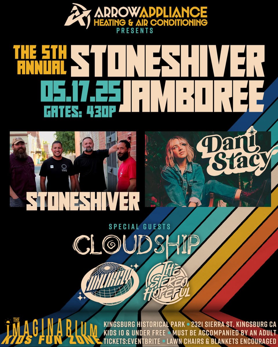 The 5th Annual Stoneshiver Jamboree lineup is out!  Discounted tickets are on sale now! 👉 bit.ly/4i32t8f