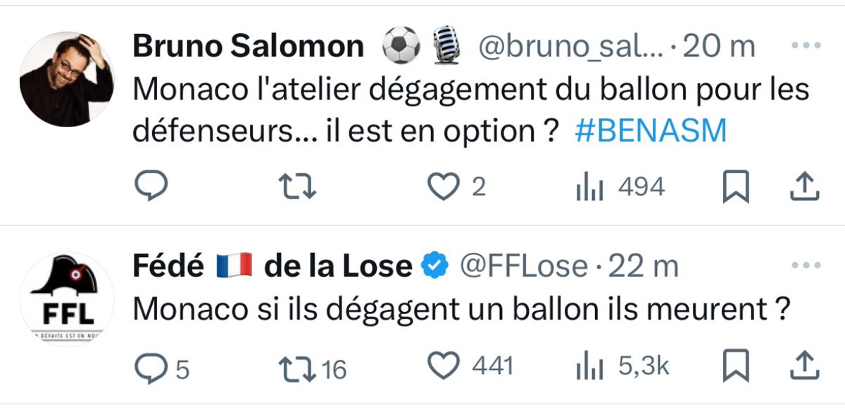 Benoit Sauvage (@benoitsauvage) on Twitter photo A-t-on dejà vu <a href="/FFLose/">Fédé 🇫🇷 de la Lose</a> et <a href="/bruno_salomon/">Bruno Salomon ⚽🎙</a> ensemble dans la même pièce?… hum… A-t-on dejà vu <a href="/FFLose/">Fédé 🇫🇷 de la Lose</a> et <a href="/bruno_salomon/">Bruno Salomon ⚽🎙</a> ensemble dans la même pièce?… hum…