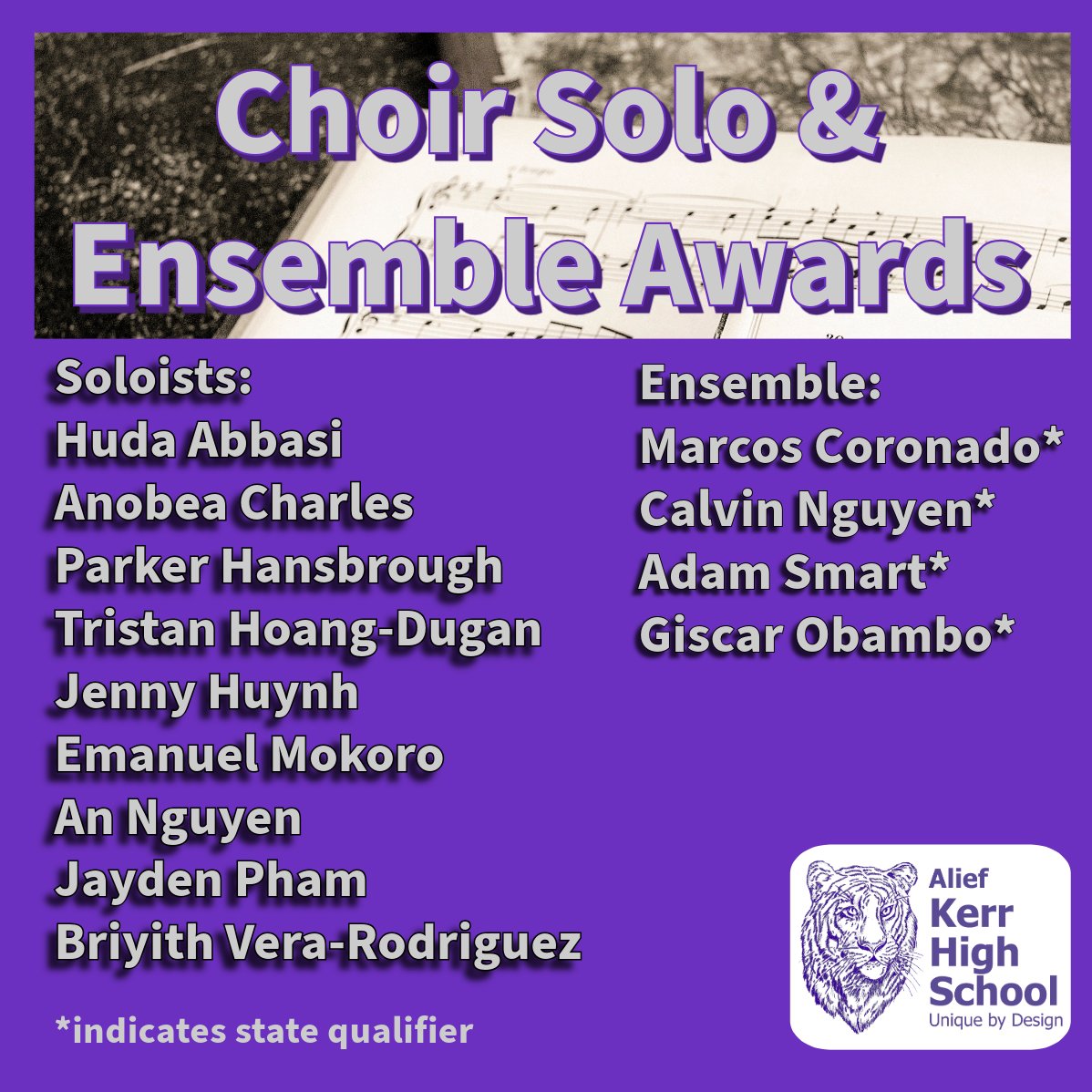 Kerr High School (@aliefkerr) on Twitter photo At regional Solo & Ensemble competition recently, 25 choir students received a Superior Rating (1) on a Solo and the only ensemble received a Superior Rating as well. <a href="/aliefFineArts/">Alief ISD Fine Arts</a> #CultureOfExcellence #AliefArtsMatter At regional Solo & Ensemble competition recently, 25 choir students received a Superior Rating (1) on a Solo and the only ensemble received a Superior Rating as well. <a href="/aliefFineArts/">Alief ISD Fine Arts</a> #CultureOfExcellence #AliefArtsMatter