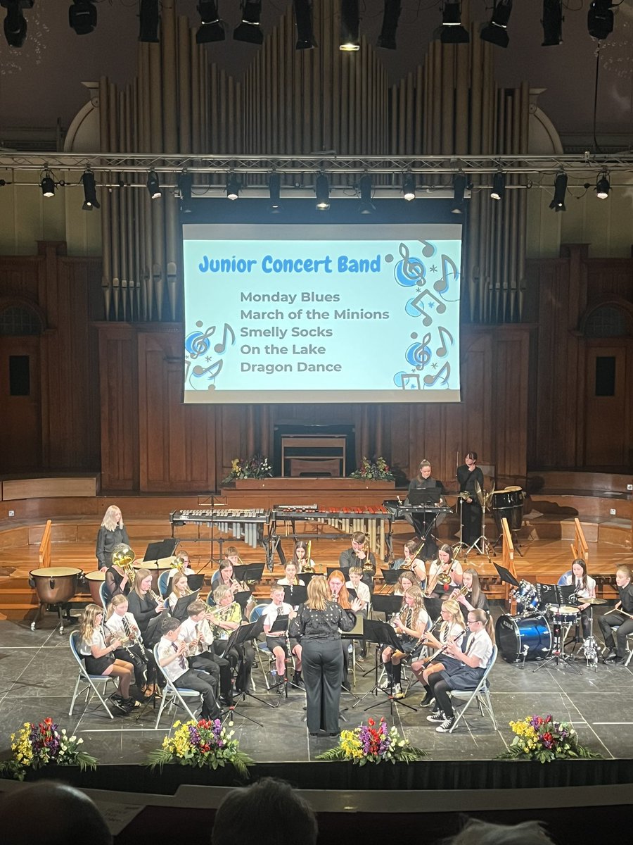 📣 Tonight’s Showcase Concert in Ayr Town Hall - South Ayrshire Concert Bands 📣 Well done to all performers and soloists. Pupils from 17 primary schools and every secondary school in South Ayrshire took to the stage! Well done to you all 👏 🌟 🎶 🙌 More photos to follow soon 👏