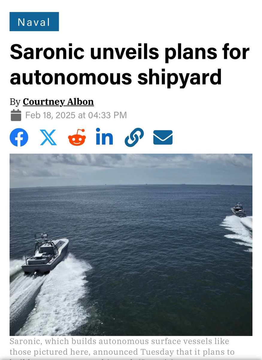 KTmBoyle's tweet image. This is American Dynamism 🇺🇸🚀💪

Go @Saronic Go!