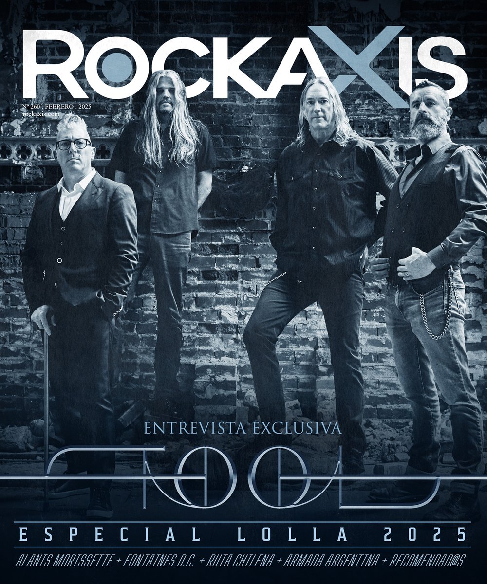 rockaxisoficial's tweet photo. ¡Ya está aquí la nueva edición de #Rockaxis260! ✨👏

En esta nueva entrega celebramos la doble visita de @Tool a Chile con una doble portada y una entrevista exclusiva 🎤. También destacamos nuestro especial del @lollapaloozacl 2025 🤩 con presencias imperdibles de Alanis Morissette, Fontaines D.C., la Revolución Femenina en el evento, 🇨🇱 artistas chilenos destacados, la armada argentina 🇦🇷 y la ruta por las tres jornadas 🙌.

No te pierdas la revista #Rockaxis260 aquí! 👉 https://t.co/M6NvxDZ15w

Portada: @medu1a 

#Tool