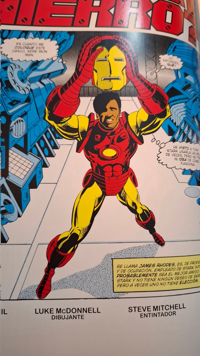 AguiluxaComics's tweet photo. ¿Quién se vestirá de hierro? #IronMan #170 USA https://t.co/zxYRw46mIQ