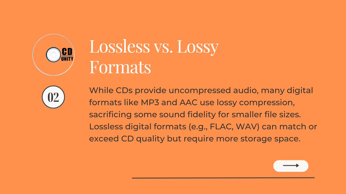 CdUnity's tweet photo. When comparing CDs to digital formats, several key factors influence audio quality. Here are four insights to consider:
Full article here: https://t.co/dS1k9StvCN https://t.co/tfE1951Y1K