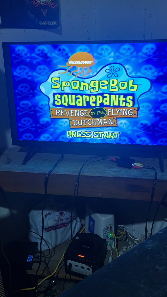 JK_AlexKnight's tweet photo. Gaming old school today, maaaan it feels so fuckin good!! #Gamecube #SpongeBobSquarepantsgame #SpongeBobSquarepants https://t.co/mzdoJp5iHG
