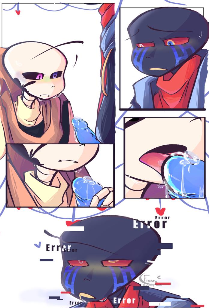 Fiance_owo's tweet photo. I drew this vignette from the old comic errorink hehe 

I hope you like it a lot, credit to its author for the original vignette 💖

#ErrorInk #errorsans #Inksans #inkerror #Errink #undertaleAU https://t.co/jTCRZOOYdv