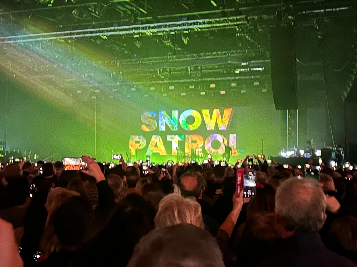 Where xan you hear the Number 1 and Number 3 best songs of the 00s? Cardiff. Snow Patrol, delivering bangers!