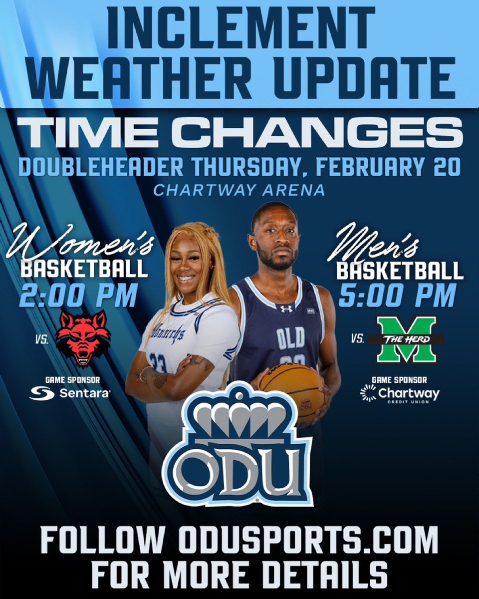 🚨 Inclement Weather Update 🚨