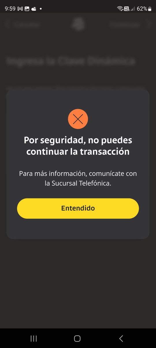 Magabibg1's tweet photo. Me dicen que debo usar la nueva app y esa asquerosa nueva app que sacaron tampoco sirve, sale este problema para poder inscribir la clave dinámica y sin clave dinámica no se puede hacer absolutamente nada! https://t.co/emmqitFc59