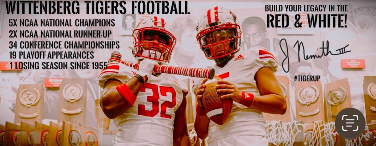 #AGTG After a great conversation with <a href="/JoeNemith3/">CoachJoeNemith3</a> I’m extremely blessed and excited to say I’ve been offered by <a href="/wittenberg/">Wittenberg University</a>