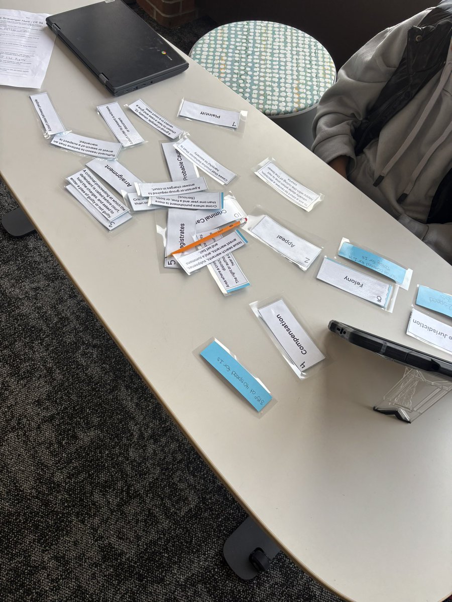 Ms. Sagiao (@ms_sagiao) on Twitter photo Vocabulary review, but make it ✨interactive✨! Students in Mr. Cook’s Civics class matched court terms with definitions to unlock <a href="/SpheroEdu/">Sphero Education</a> codes to sink a hole in one or score a goal! Learning that moves—literally! ⚖️
<a href="/PortsVASchools/">Portsmouth Schools</a>
<a href="/jennthomas75/">Jennifer Thomas</a>
<a href="/TruckersChMS/">Churchland Middle School</a>
#PPSshines Vocabulary review, but make it ✨interactive✨! Students in Mr. Cook’s Civics class matched court terms with definitions to unlock <a href="/SpheroEdu/">Sphero Education</a> codes to sink a hole in one or score a goal! Learning that moves—literally! ⚖️
<a href="/PortsVASchools/">Portsmouth Schools</a>
<a href="/jennthomas75/">Jennifer Thomas</a>
<a href="/TruckersChMS/">Churchland Middle School</a>
#PPSshines