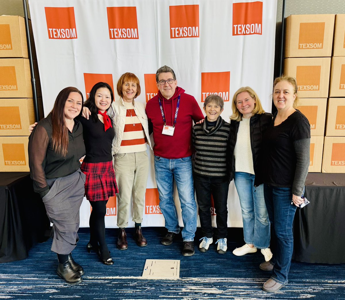 A mini-MW reunion at TEXSOM Awards! Everyone at TEXSOM represents many diverse walks of life, with so much to learn from each other. It was particularly special that the MWs managed to grab a group photo before a busy day of judging! Cheers <a href="/texsomiwa/">TEXSOM Awards</a> <a href="/mastersofwine/">Masters of Wine</a> 🥂