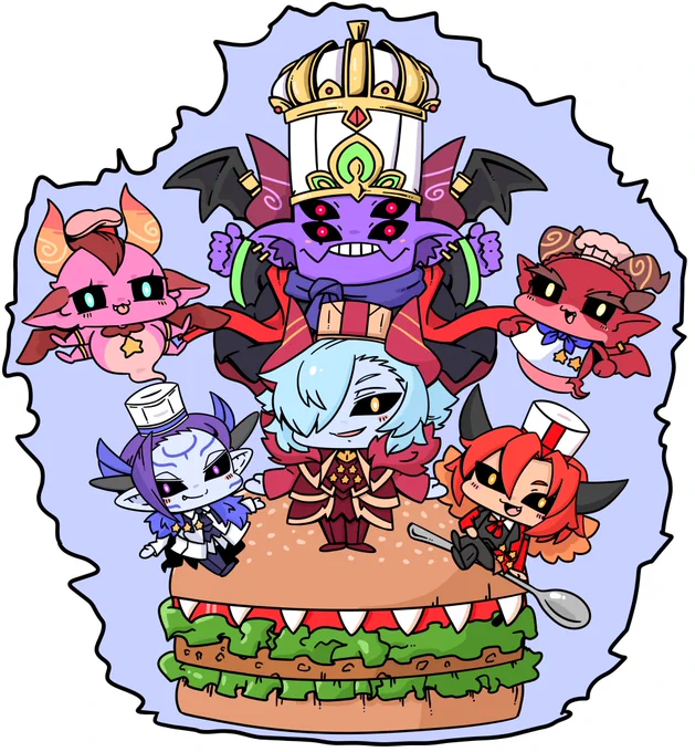 コミッションありがとうございます٩( 'ω' )و遊戯王のヌーベルズ達を描きました #Skeb #Commission より 