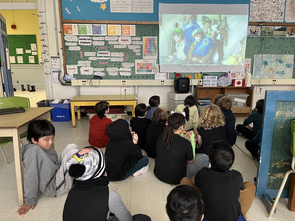 MsTavares (@mcm_mst) on Twitter photo 📚I See /I Think /I Wonder📚
Watching & discussing animated short film ‘The Tattooed Torah’ children’s book by Marvell Ginsburg, illustrated by <a href="/MartinLemelman/">Martin Lemelman</a>
thetattooedtorah.com #WeRemember #NeverForget #NeverAgain <a href="/tdsb/">Toronto District School Board</a> 📚I See /I Think /I Wonder📚
Watching & discussing animated short film ‘The Tattooed Torah’ children’s book by Marvell Ginsburg, illustrated by <a href="/MartinLemelman/">Martin Lemelman</a>
thetattooedtorah.com #WeRemember #NeverForget #NeverAgain <a href="/tdsb/">Toronto District School Board</a>