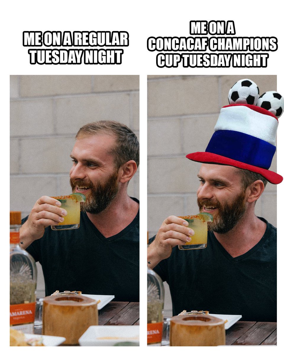 The weekend starts now. ⚽️

Which tequila cocktail are you rocking for the #ConcacafChampionsCup matches?

#CamarenaTequila #SoccerMemes #MatchTime #SoccerFans #SoccerSeason