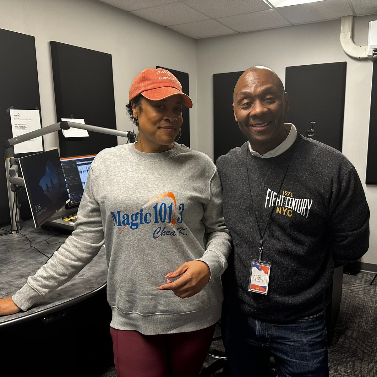 Spreading the word about the Ali Center! Listen to <a href="/TheRealB965/">B96.5 FM</a> and <a href="/1013Online/">Magic 101.3 #1 For Throwbacks & R&B</a>  this week to hear our President &amp; CEO, <a href="/DeVoneHolt/">DeVone Holt</a>, speak on some of the exciting upcoming work in forwarding Muhammad Ali's legacy!

Thank you to @djq1212 and <a href="/cheawoolfolk/">Chea K. Woolfolk</a> for hosting us!
