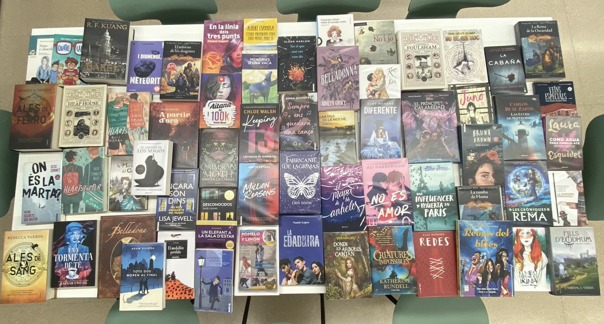 Institut Fco de Goya (@institutgoya) on Twitter photo Novetats a la biblioteca!! Mireu quina quantitat de llibres hem incorporat aquest curs, amb l’ajut de l’AFA! 📖🥰 #bibliotecaescolar #lectura #novelajuvenil #llegirensfalliures #llegirmola <a href="/consorciedubcn/">Consorci d'Educació</a> <a href="/educaciocat/">Educació</a> <a href="/escoles_hg/">Xarxa 0-18 d'H-G</a> Novetats a la biblioteca!! Mireu quina quantitat de llibres hem incorporat aquest curs, amb l’ajut de l’AFA! 📖🥰 #bibliotecaescolar #lectura #novelajuvenil #llegirensfalliures #llegirmola <a href="/consorciedubcn/">Consorci d'Educació</a> <a href="/educaciocat/">Educació</a> <a href="/escoles_hg/">Xarxa 0-18 d'H-G</a>