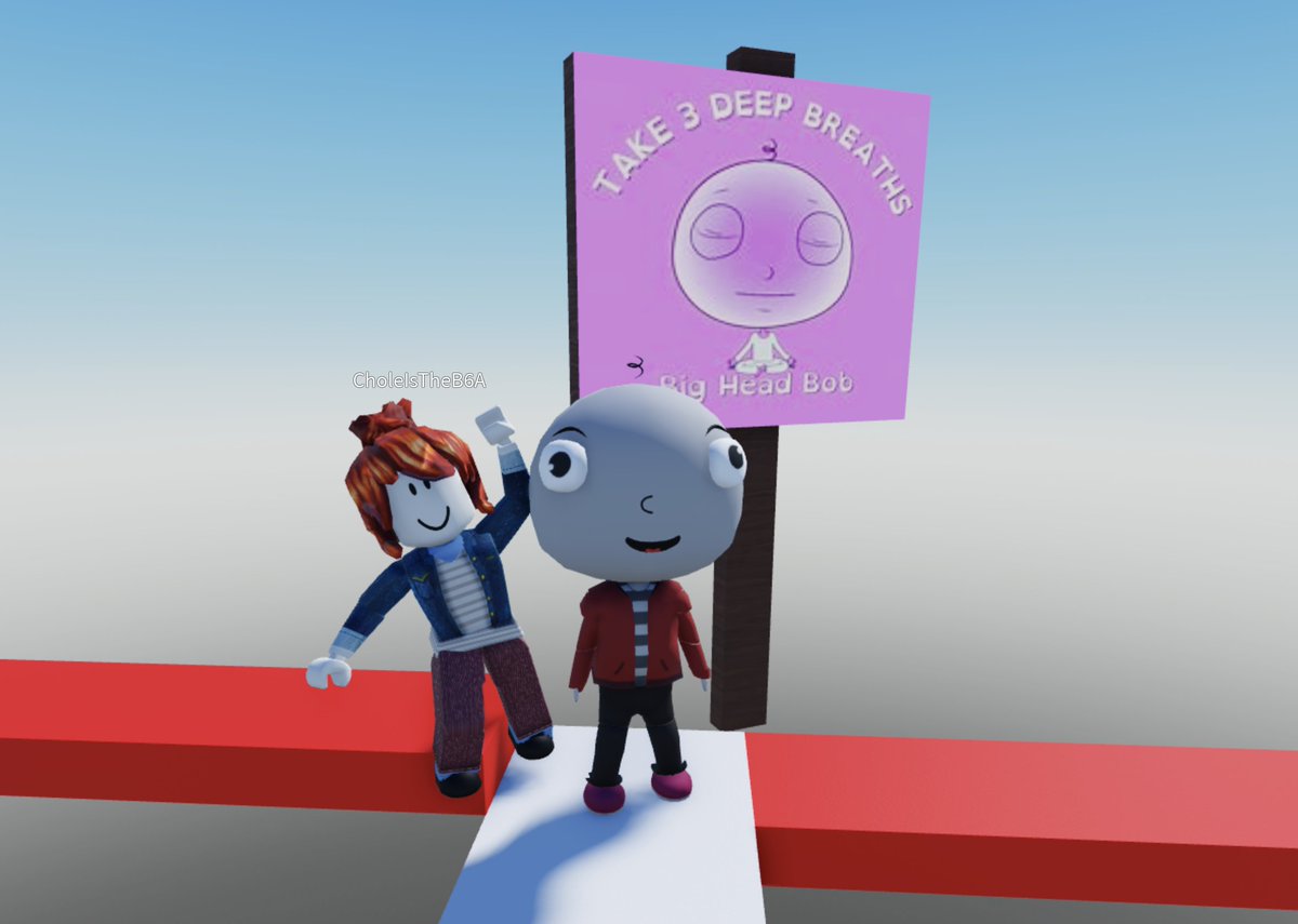BIGHEADBOB's tweet photo. Our ROBLOX is EXPLODING!!! Friend @iAmBigHeadBob to join the adventures. Do you ever play??? #roblox #games #books