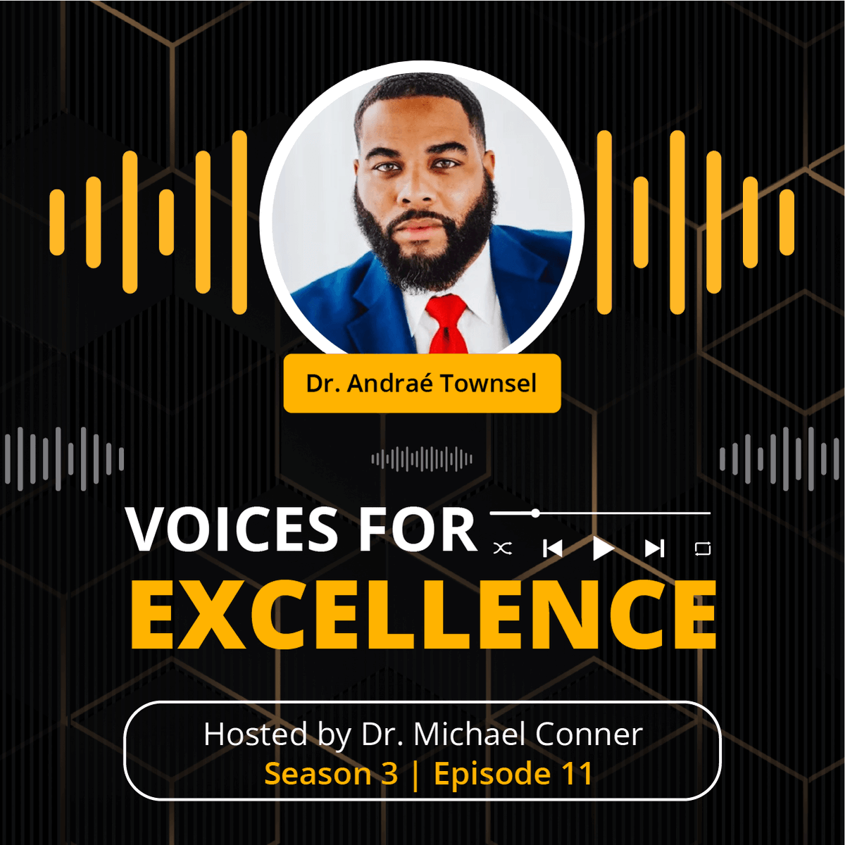 DocConner13's tweet image. Season 3 Episode 11 of VFE, and episode 6 of our 2025 Black Excellence Series, with @draetown, Superintendent, is LIVE! Available now on VoicesForExcellence.com #VoicesForExcellence #EducationLeadership