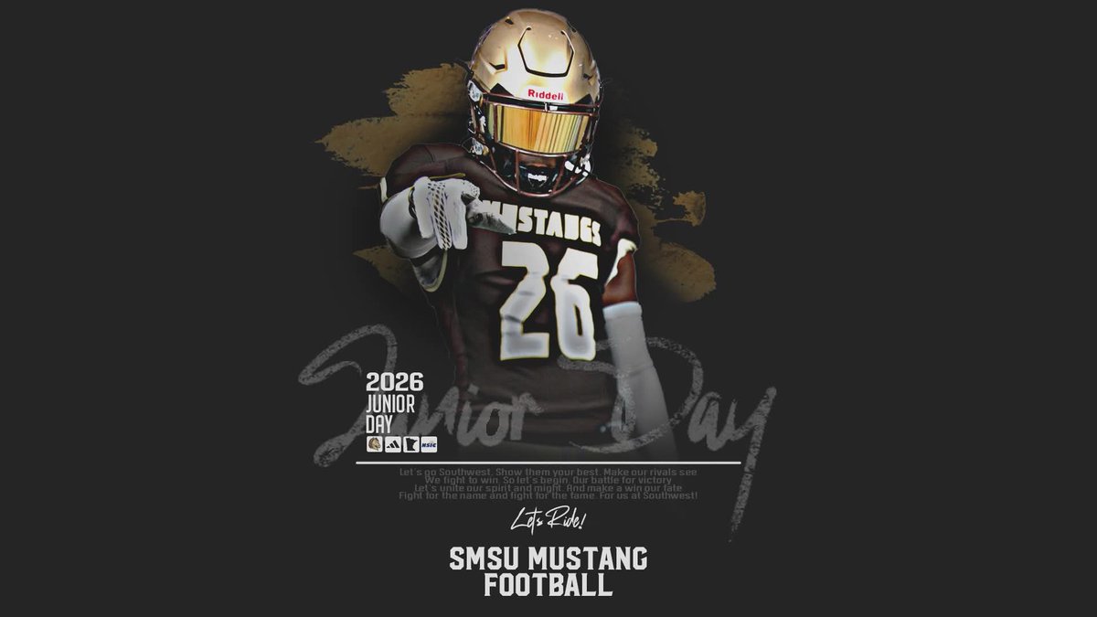 Thanks to <a href="/CoachB_U/">Brady Underwood</a> for the junior day invite! <a href="/SMSUfootball/">SMSU Football</a>