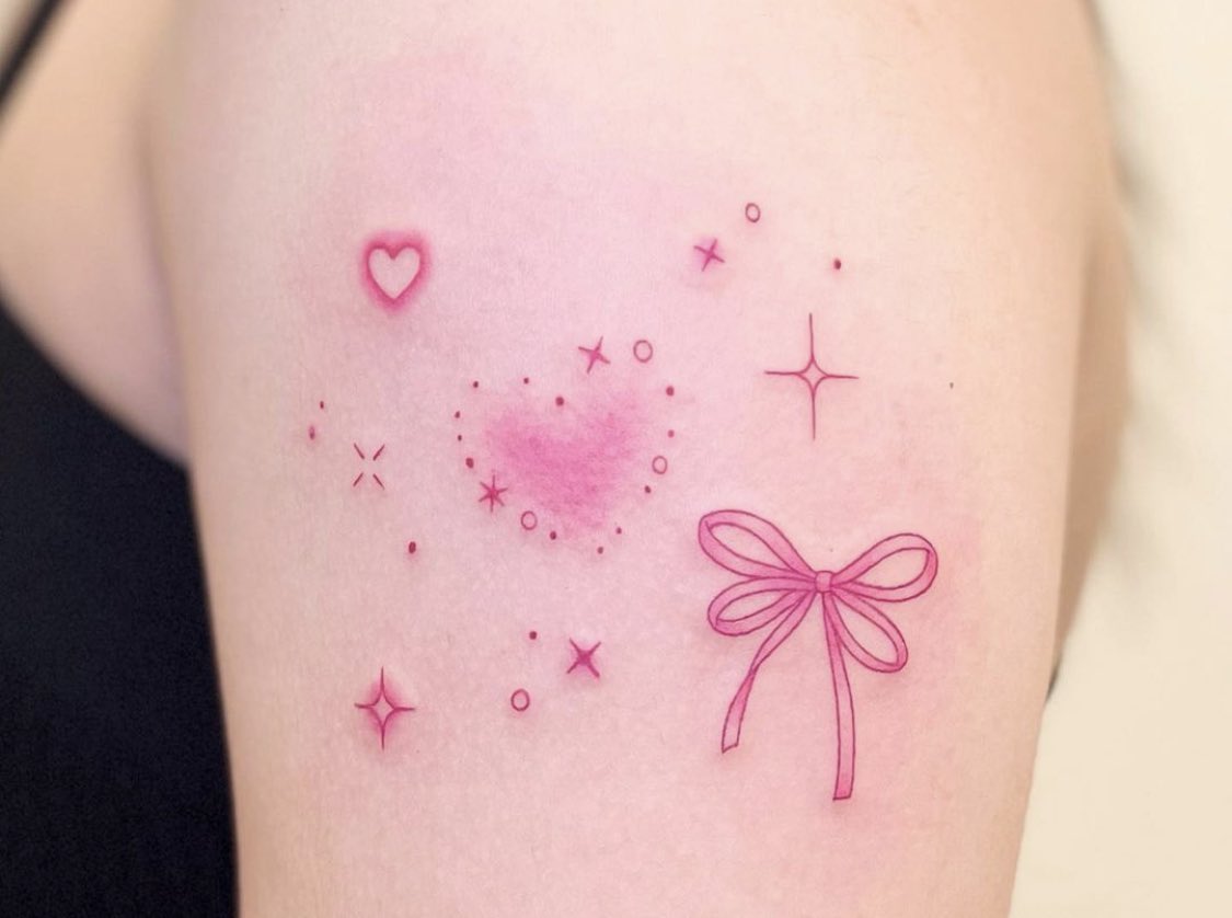 pretty bow tattoos