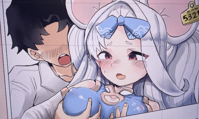 いい感じに描けたサヤとやたらアホそうな先生 