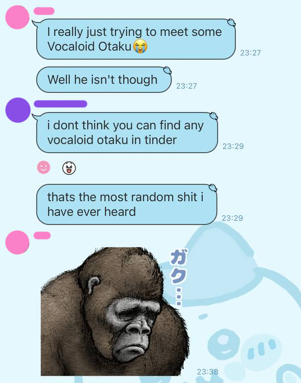 akijpg's tweet photo. The funniest dialogue happened in our group chat, I have to share it https://t.co/y9umXhDC0o