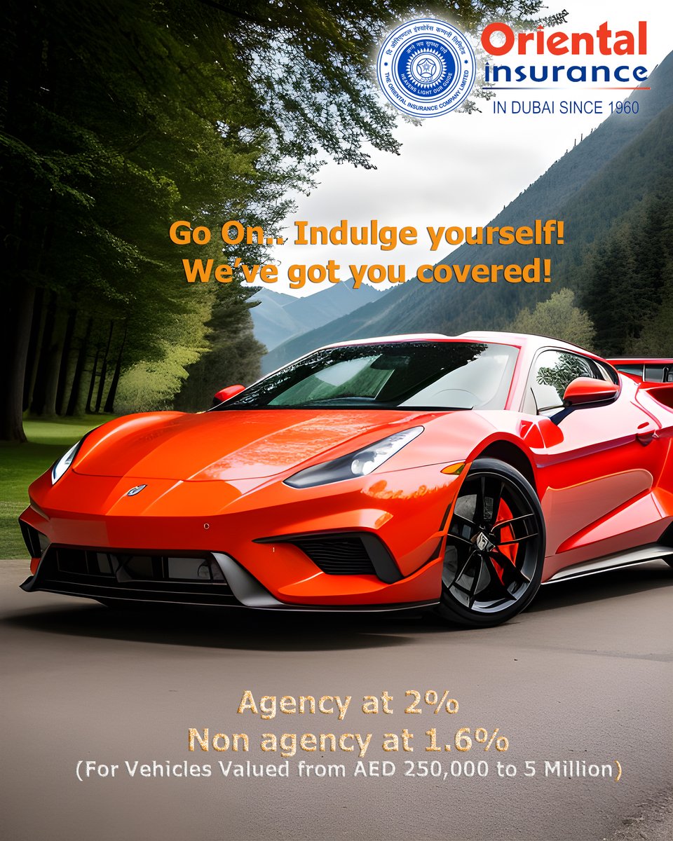 OicGulf's tweet photo. Drive the exceptional. We've got you covered!
#mydubai #dubai #insurance #orientalinsurance #motorinsurance #yoga #life #uae #nature #joy #Smile https://t.co/bFnCisHeff