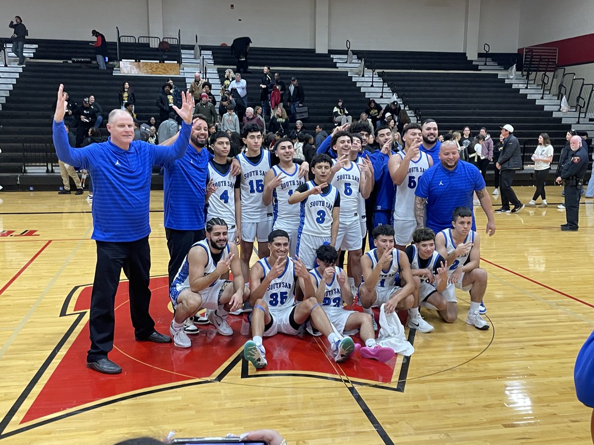 SSAISDssahs's tweet photo. The South San Antonio High School Bobcats Defeat Seguin 56-45 in the Bi-District Playoff! Go Bobcats! #PawsUp https://t.co/g1ZZCMAPMC
