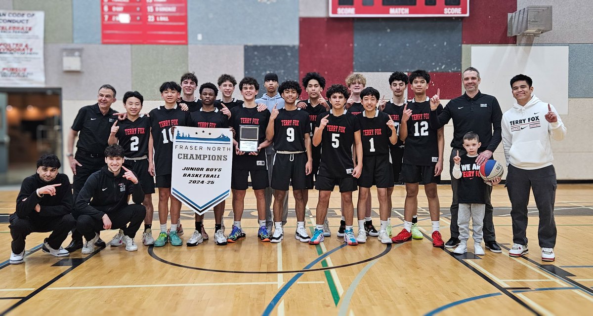 DISTRICT &amp; FRASER NORTH ZONE CHAMPI🏀NS 🏆

Congratulations to our Jr.  boys' basketball team on taking home the banner for both the CSSAA District Championship and  the Fraser North Championship this past weekend.

Punched their ticket 🎟 to the LEC.

G🏀 RAVENS 
<a href="/BCJrBoysBB/">BC Jr Boys BBall</a>