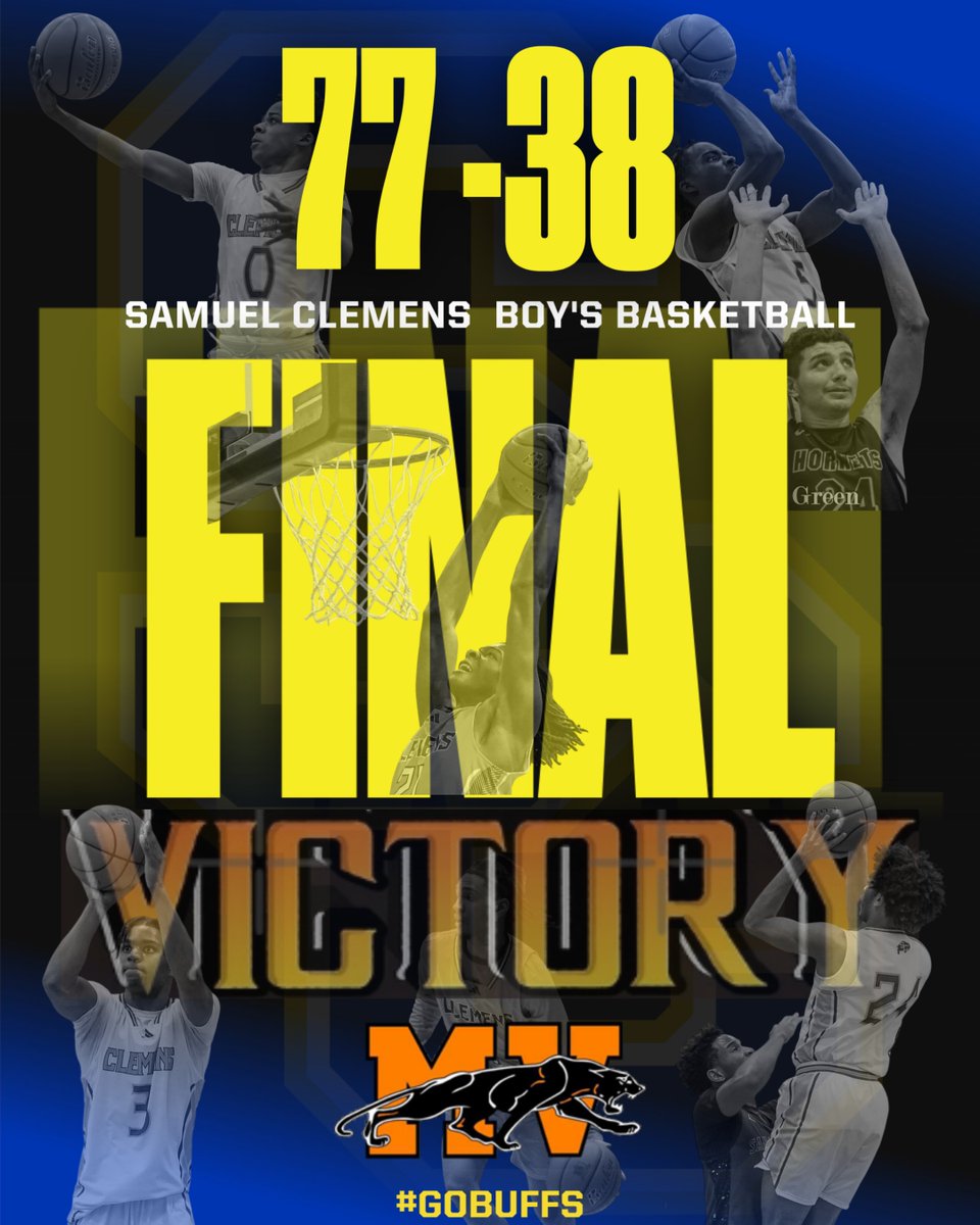 𝐇𝐔𝐆𝐄 𝐖𝐈𝐍! 💪🐃🏀

The Clemens Buffaloes come up big in their 1st round playoff matchup, securing the victory and punching their ticket to Round 2!

The journey continues—let’s keep it rolling! 🔥 #GoBuffs #PlayoffMode #BuffaloBasketball
