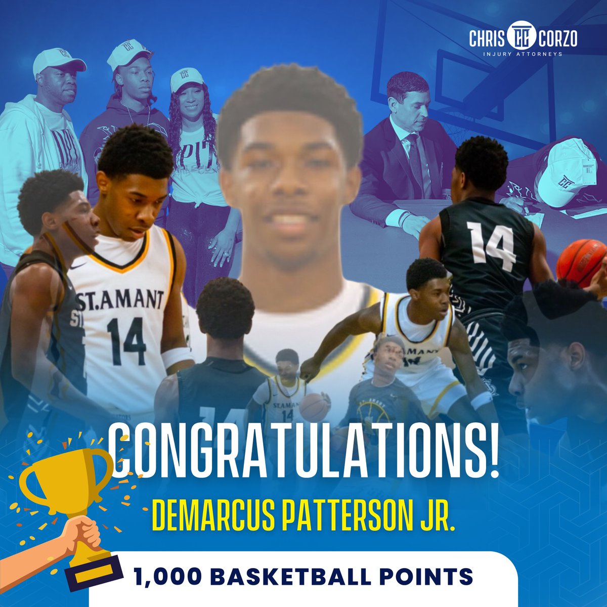 Chris Corzo (@callcorzo_) on Twitter photo 🏀 Congratulations <a href="/Dp3ily/">Demarcus Patterson, Jr. ✞</a> on reaching 1000 points!
📷 Your dedication, leadership, and incredible skill on the court are truly inspiring. This milestone is a testament to your hard work, values, and unwavering commitment to excellence. Keep shining and leading the way! 📷 🏀 Congratulations <a href="/Dp3ily/">Demarcus Patterson, Jr. ✞</a> on reaching 1000 points!
📷 Your dedication, leadership, and incredible skill on the court are truly inspiring. This milestone is a testament to your hard work, values, and unwavering commitment to excellence. Keep shining and leading the way! 📷
