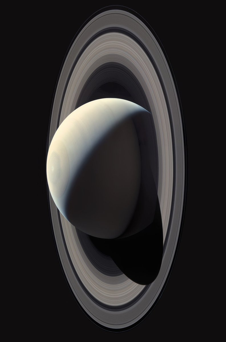 Saturn captured by the Cassini spacecraft