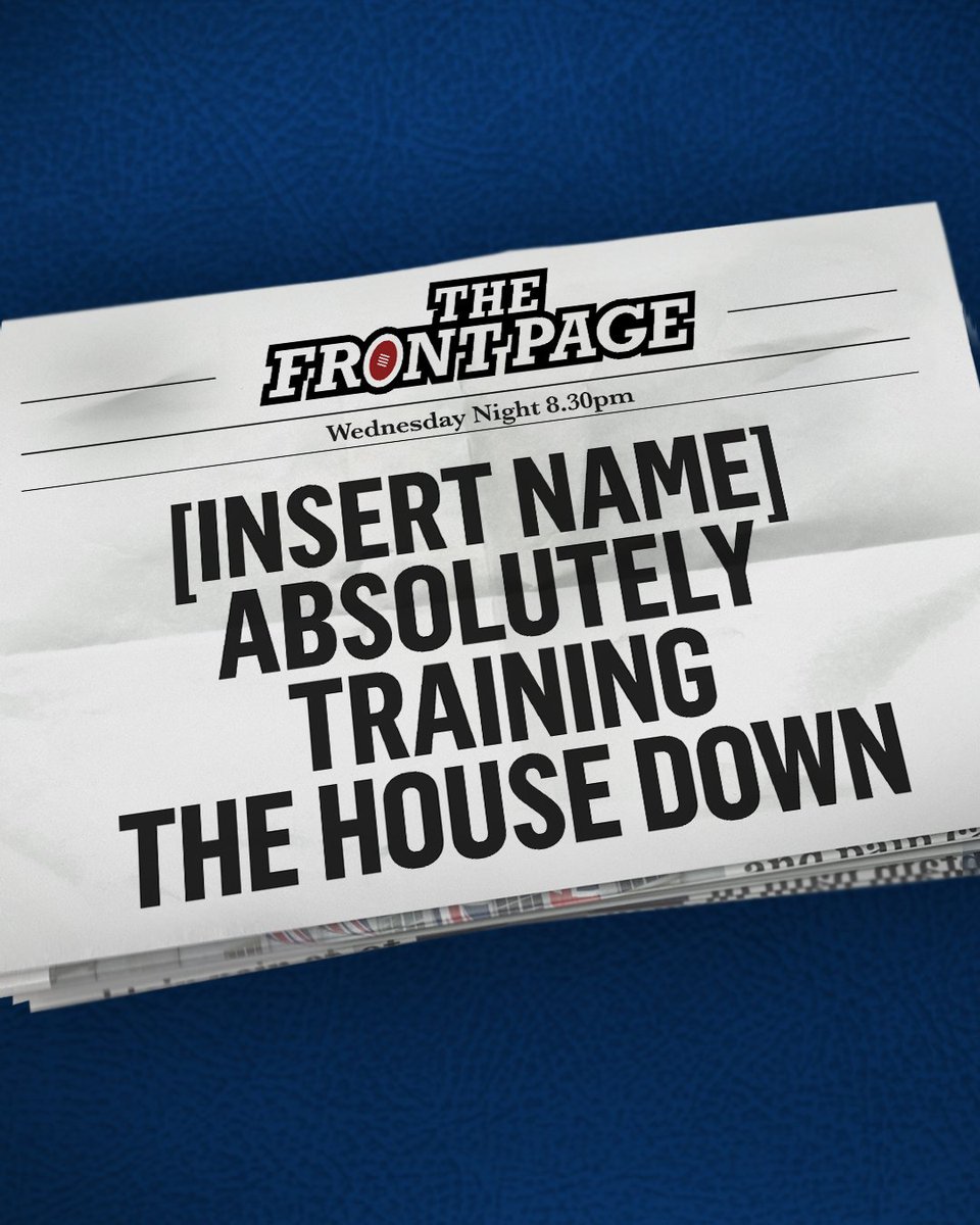 Every single player is currently in career-best form.

#TheFrontBar