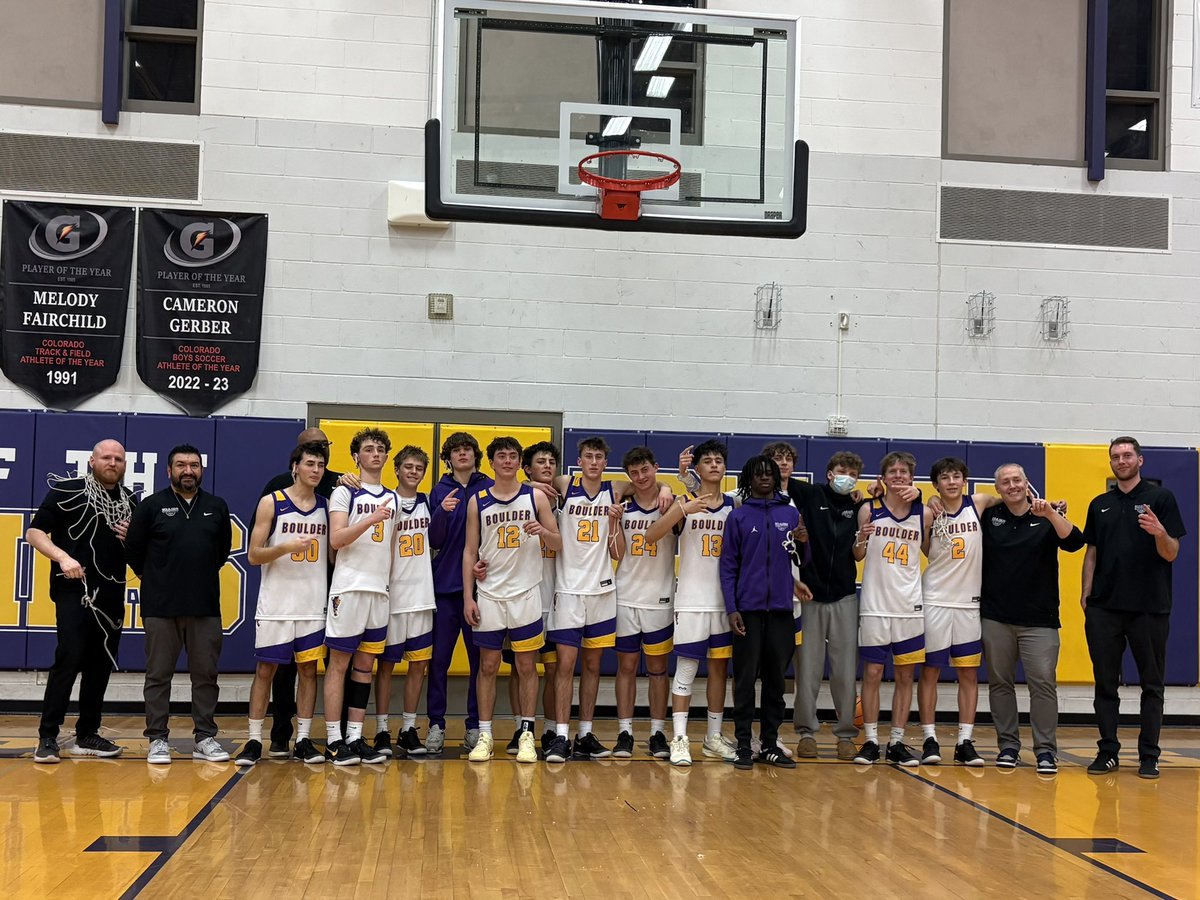 Boulder High Hoops (@boulderhoops) on Twitter photo BIG Congratulations to our boys for clinching the Rocky Mountain League conference championship tonight on Senior night against Westminster with a 67-54 victory! This is boys basketball’s 1st league championship in 9 years.
<a href="/ColeMorrow_12/">Cole Morrow</a> 29 pts
Manny Flores 12 pts BIG Congratulations to our boys for clinching the Rocky Mountain League conference championship tonight on Senior night against Westminster with a 67-54 victory! This is boys basketball’s 1st league championship in 9 years.
<a href="/ColeMorrow_12/">Cole Morrow</a> 29 pts
Manny Flores 12 pts