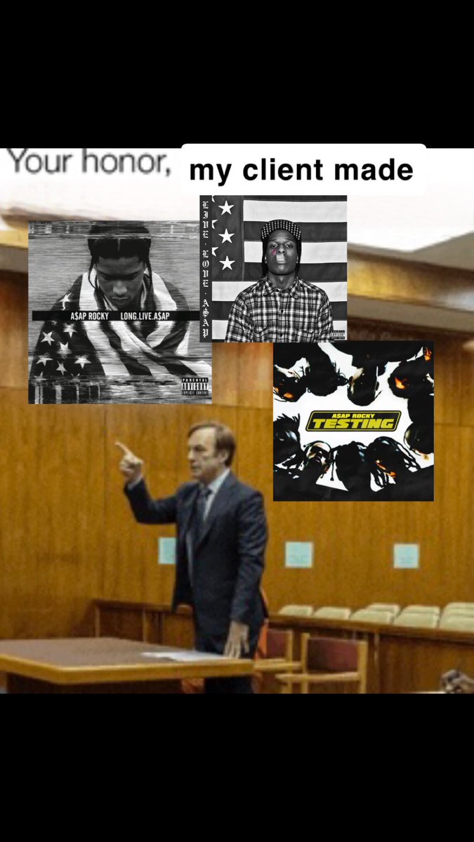 stephenbelike's tweet photo. free ASAP Rocky we need don’t be dumb already https://t.co/D330uiWJiQ