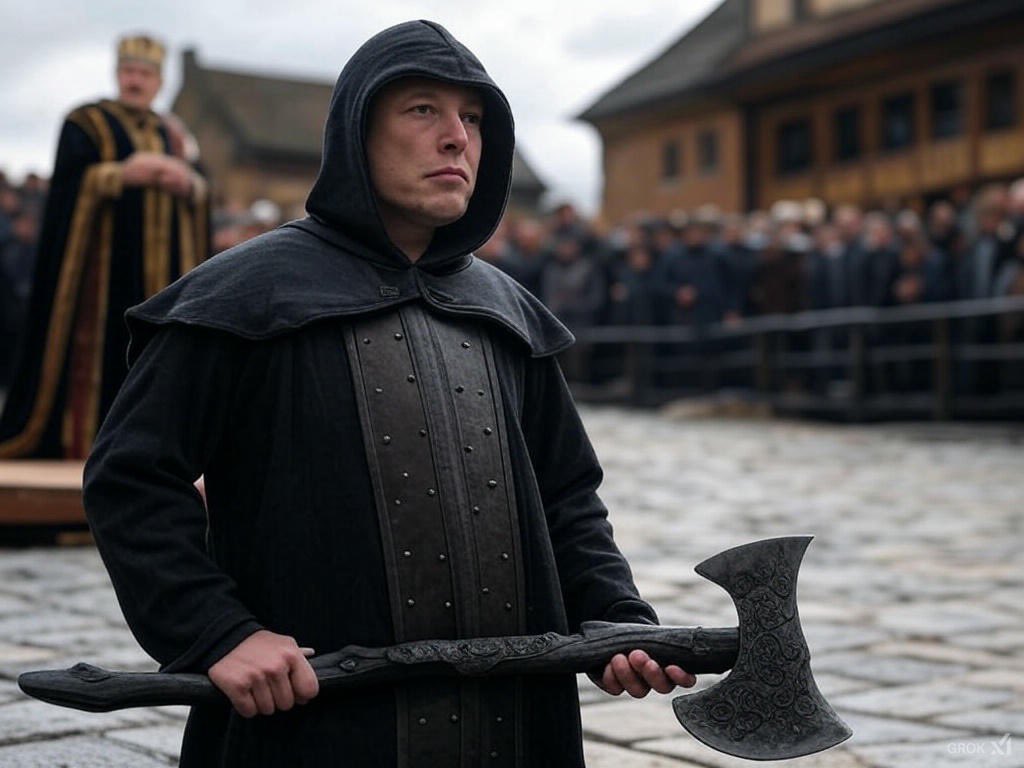 The king’s executioner is always unpopular. #trump #elonmusk #doge

#badbeerd
