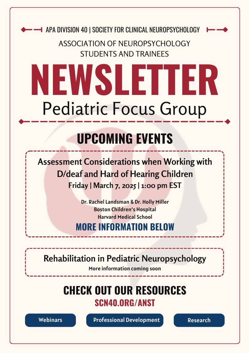 AnstPeds's tweet image. Also, check out our latest newsletter! We are excited to announce our new representatives and faculty advisor, and upcoming spring events/talks!
Check out pg. 3 for ways to stay connected!