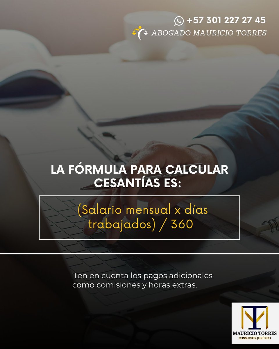 💰 Asegúrate de calcular correctamente las cesantías de tus empleados.   ¿Necesitas ayuda con el cálculo? Escríbeme. 📩