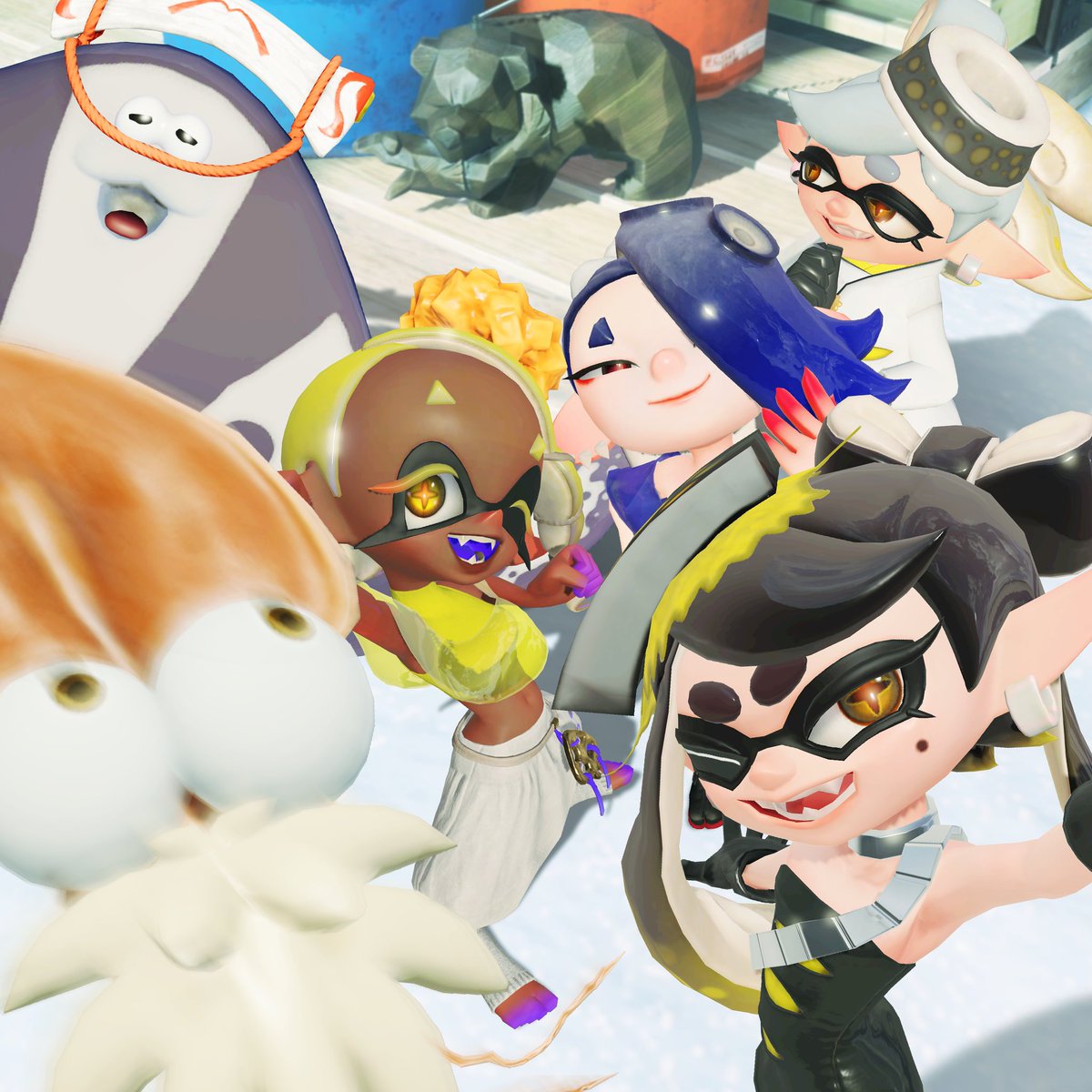 DaiIyDeepCut's tweet photo. Alterna 100% Exploration Bonus with the Squid Sisters- Splatoon 3 💛💙🩶 https://t.co/cf7KFGBZfk