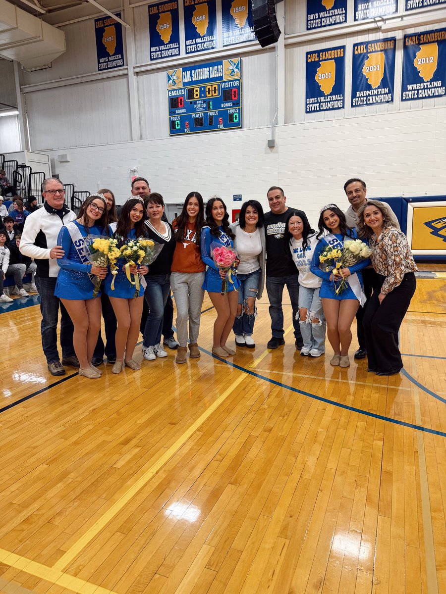 Sandburg Eaglettes (@cshseaglettes) on Twitter photo Happy Senior Night! 💙 Happy Senior Night! 💙