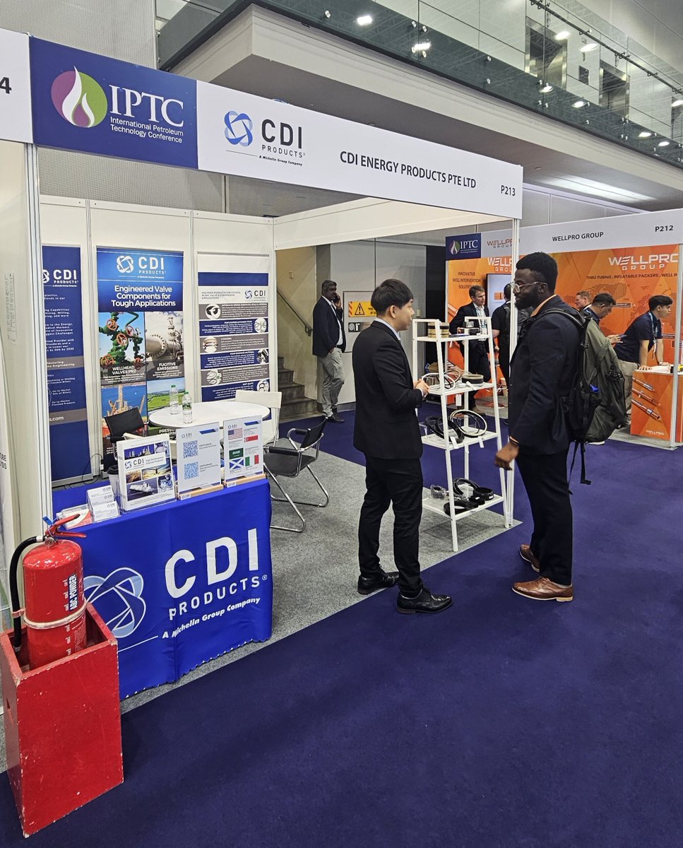 CDIProducts's tweet image. CDI Products is currently exhibiting at the International Petroleum Technology Conference. Visit stand P213 to meet our team and learn more about our engineered solutions for the industry!
@iptc_net_org
#IPTC2025 #CDIProducts