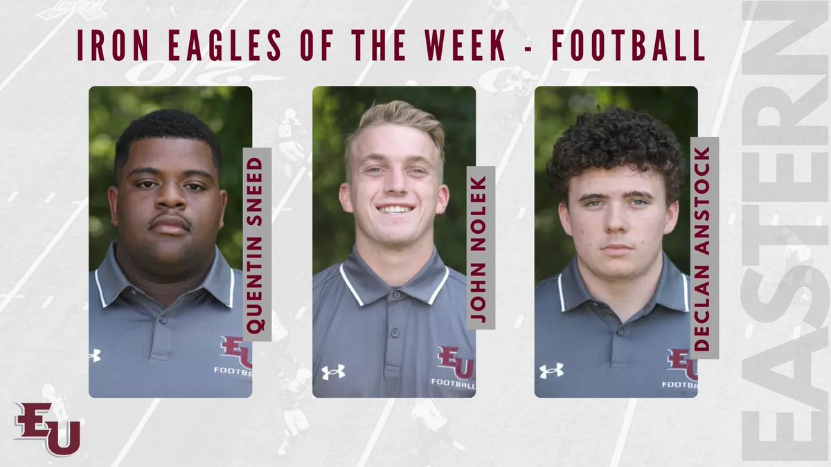 IRON EAGLES of the Week!! 🦅💪🏈 #FlyWithUs🦅🦅🏈