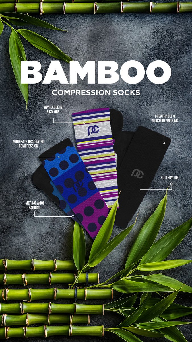 PKTirish's tweet image. Have you tried out @PROCompression new bamboo wool socks? Breathable✅
Moisture wicking✅ Super soft✅ Check them out here:

procompression.com/collections/th…

#poweryourpassion #PROCompressionAmbassador #RunningMan #Running #Runners #athletes